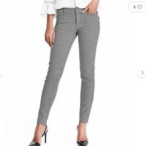 Banana Republic Sloan Skinny Houndstooth Pant Size 0